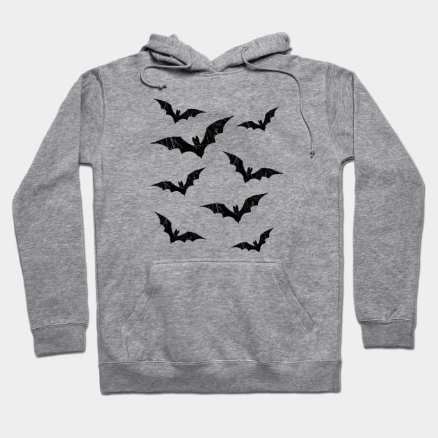 Flying Bats Hoodie by LunaMay